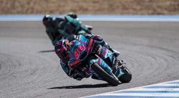 David Alonso logró hacer una gran carrera, pero la suerte no lo acompañó en Jerez.