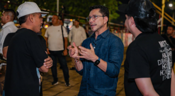 Carlos Caicedo visitó Cúcuta como parte de su campaña presidencial. 