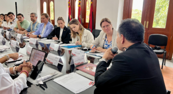 Reunión de la cooperación internacional con autoridades del gobierno de Norte de Santander. 