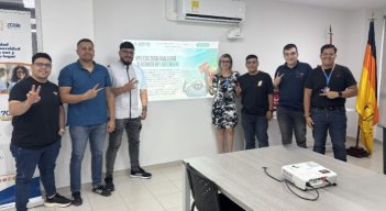 Estos son los integrantes del equipo que viajará a Madrid a representar a Colombia en el evento académico./Foto cortesía