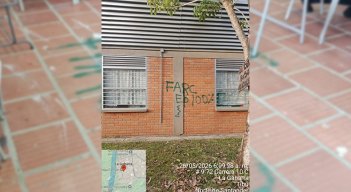 Vandalizado megacolegio de La Gabarra