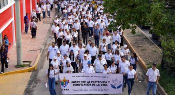 Los ocañeros salen a las calles en señal de protesta por la inseguridad.