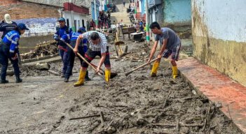 El desbordamiento del río Tejo genera inundaciones en las viviendas ribereñas.
