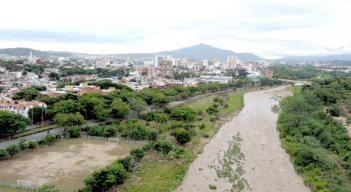 El río Pamplonita aún no presenta disminución de su caudal/Foto Carlos Ramírez