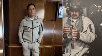 ¿La misma sudadera de Maduro? Foto de Marco Rubio rumbo a China causó revuelo