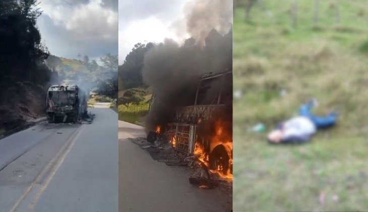 Bus Incinerado Asesinato Chitagá