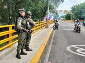 Más de seis hombres y mueres del ejército y la policía velarán por la seguridad durante las elecciones./Foto cortesía
