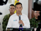 Pedro Sánchez, ministro de Defensa. 