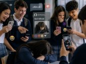 Las víctimas de bullying muchas veces presentan cambios de comportamiento, tristeza persistente, aislamiento o rechazo al colegio. Fotos cortesía