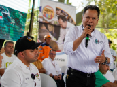 El gobernador William Villamizar llamó a la paz desde Teorama. 