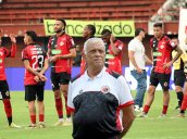 Richard Páez, DT del Cúcuta Deportivo. 
