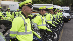 Agentes de tránsito.