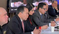 Gobernador William Villamizar en la audiencia pública que se llevó a cabo en el Senado/Foto cortesía