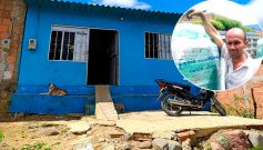 En el techo de la habitación, donde la bala perdida mató a Juan de Jesús Balaguera, aún está la huella de ese fatídico día./ Foto La Opinión