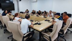 El secretario de Gestión de Riesgos, Fabián Alberto Prato, coordina el proceso de caracterización de familias damnificadas/Foto cortesía