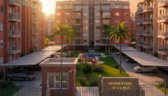 Conjuntos residenciales. / Imagen creada con Gemini AI