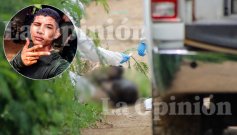 El cuerpo en avanzado estado de descomposición fue hallado al margen de una calle de tierra, en Las Delicias. / Foto Stefany Peñaloza-La Opinión