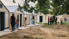 Firmantes de paz reubicados en zona rural de Cúcuta.