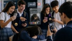 Las víctimas de bullying muchas veces presentan cambios de comportamiento, tristeza persistente, aislamiento o rechazo al colegio. Fotos cortesía