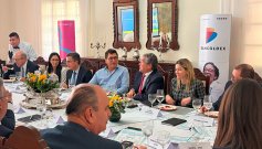 Delegación de Bancoldex y el Gobierno en Caracas. / Foto: cortesía