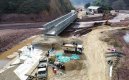 Este fue el puente metálico que se instaló para facilitar el paso sobre el río Tarrita/Foto Archivo