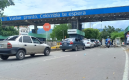 Salida de Colombia hacia Venezuela, puente Simón Bolívar.
