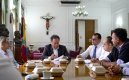 El gobernador William Villamizar lideró una mesa técnica para buscar salidas al tema del peaje de Villa del Rosario/Foto cortesía