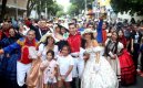 La carroza de la Loma de Bolívar fue escenificada por los despachos de Prensa, Gobierno y Seguridad/Foto Carlos Ramírez
