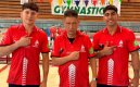 Yan Dairo Zabala, Jairo Ruiz y Ángel Barajas. 