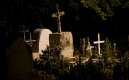Cementerio central de noche